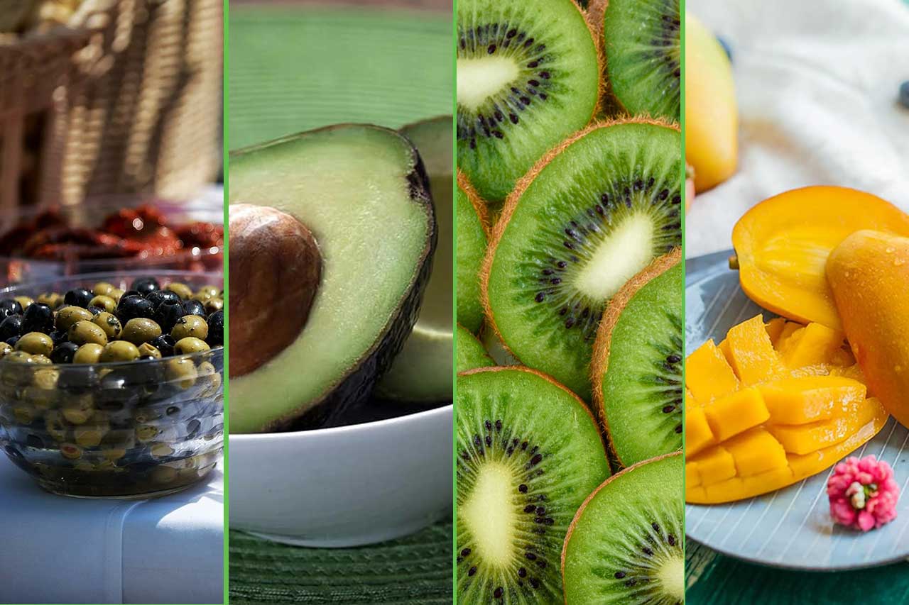 frutas alimentos con vitamina E
